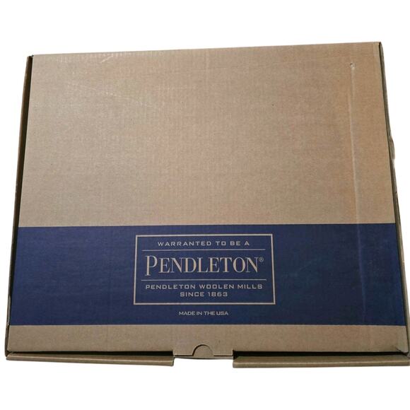 Pendleton Siskiyou Wool Throw Blanket 64x80 Made In USA - Picture 6 of 6